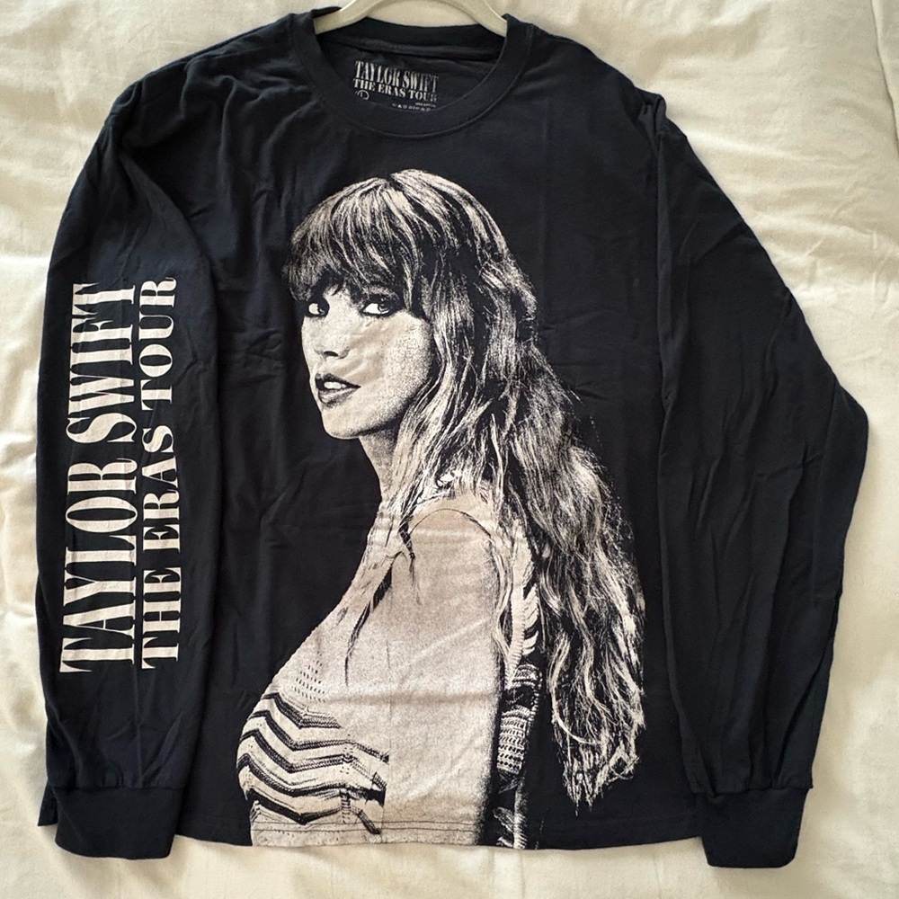 Taylor Swift Navy Blue Long Sleeve Women's Top